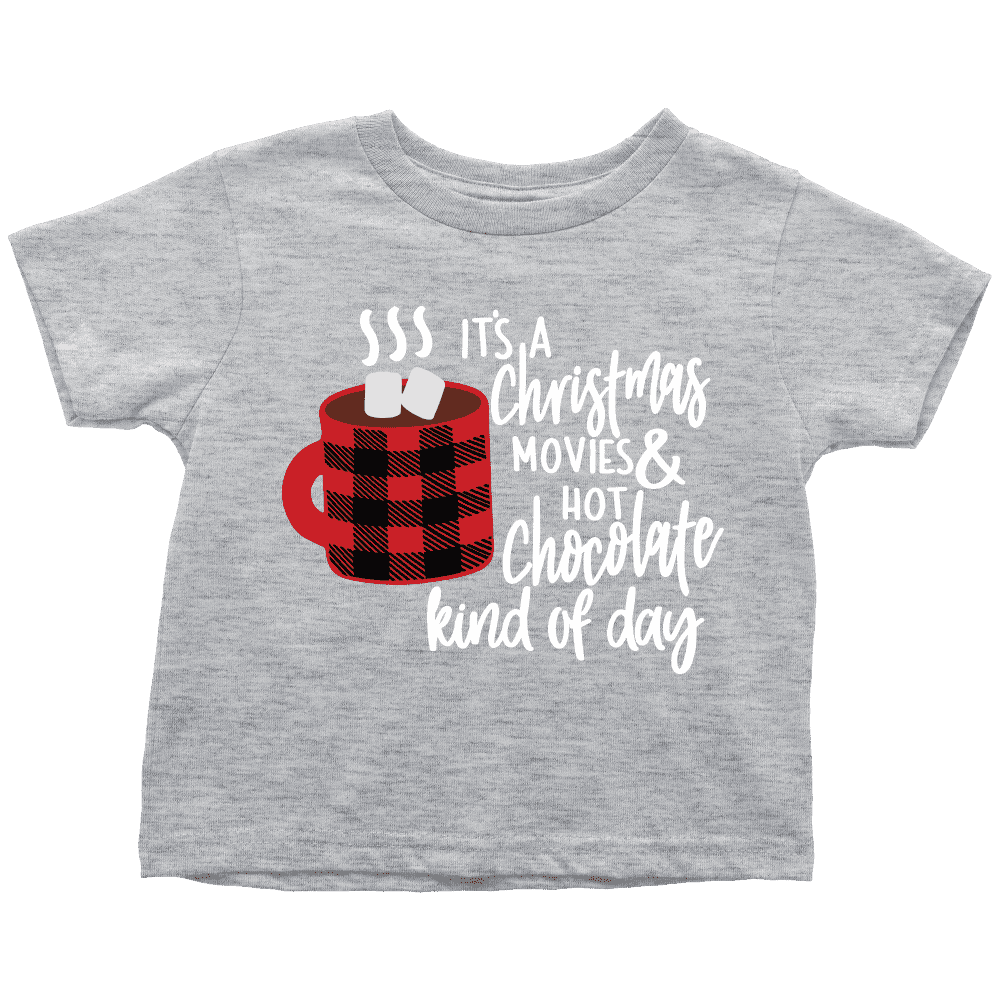 Youth Christmas Movie and Hot Chocolate T-Shirt - Bump and Beyond Designs